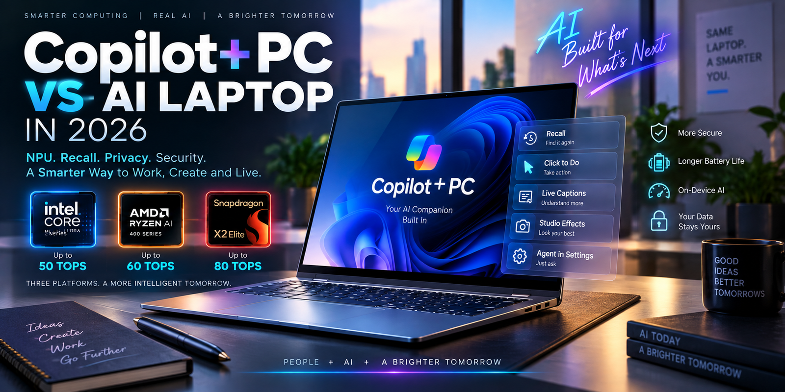 Copilot+ PC vs AI Laptop in 2026: NPU, Recall, Privacy, Security and Advanced Buying Guide